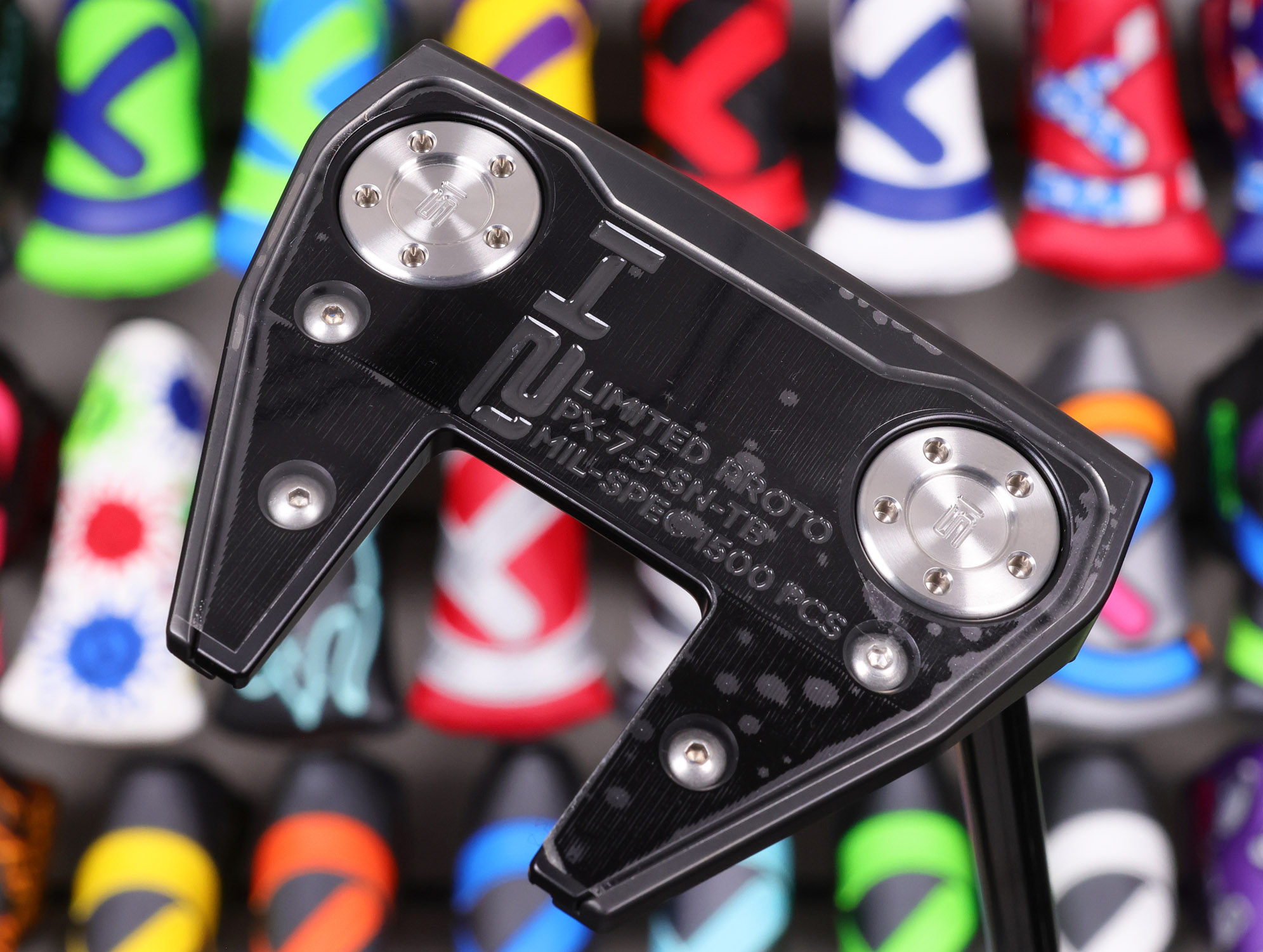 scotty-cameron-limited-release-2021-holiday-h21-black-phantom-x-7.5-putter-87 scotty cameron limited release h21 2021 holiday proto black phantom x 7.5 putter with black shaft golf club
