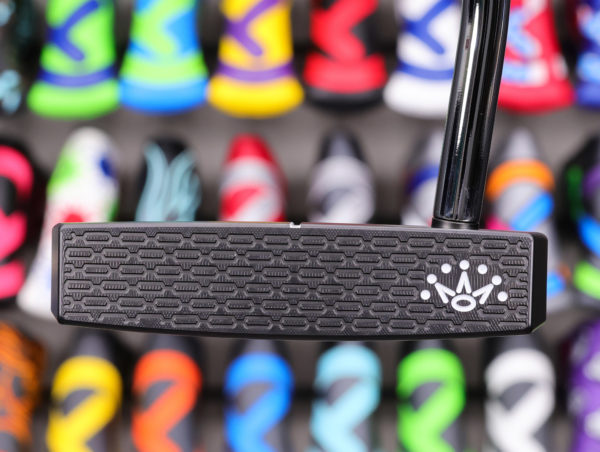 scotty cameron limited release 2024 phantom black 7 with double bend black shaft and chain link milling golf club