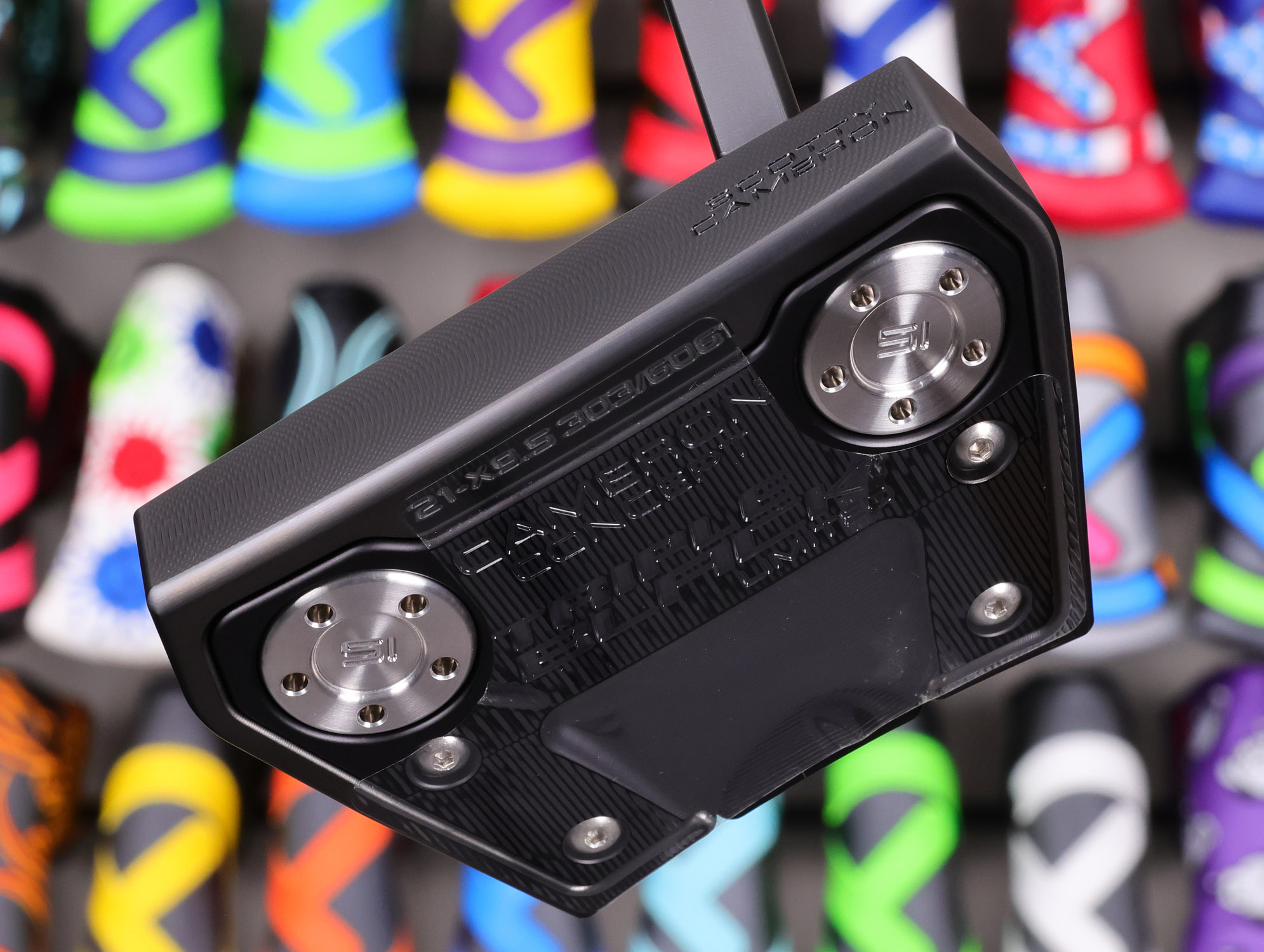 scotty-cameron-limited-release-triple-black-phantom-x-9.5-putter-with-black-shaft-24 scotty cameron limited release 2021 triple black phantom x 9.5 putter with black shaft golf club