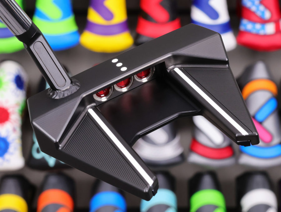 scotty cameron tour only 2025 black sss phantom t7.5 circle t 360g putter with welded flojet neck and triple sight dots golf club