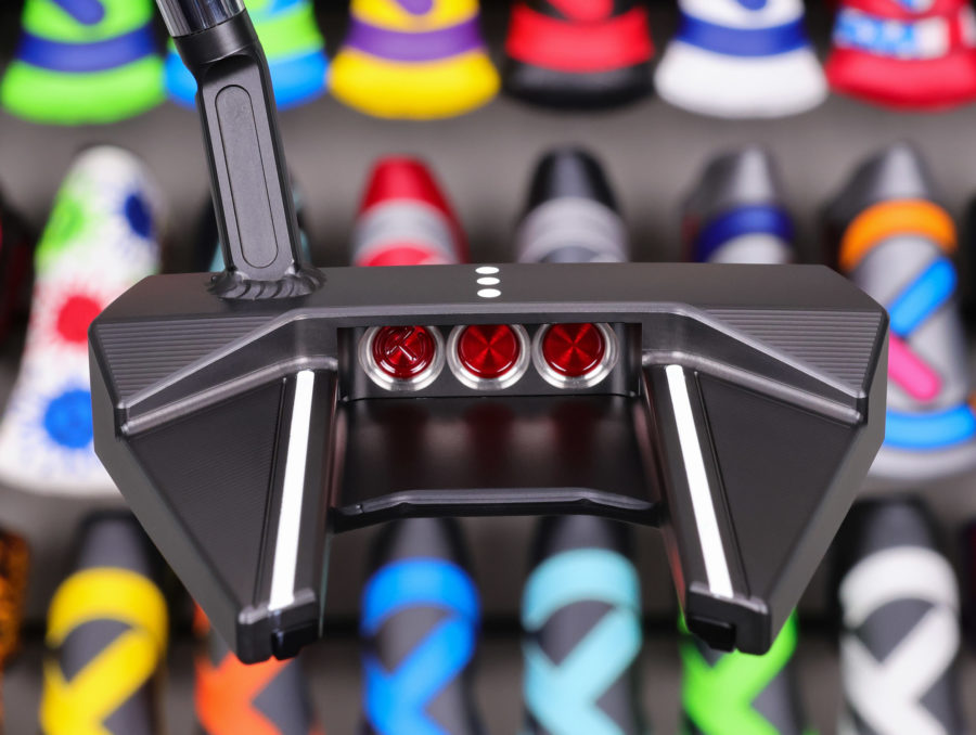 scotty cameron tour only 2025 black sss phantom t7.5 circle t 360g putter with welded flojet neck and triple sight dots golf club