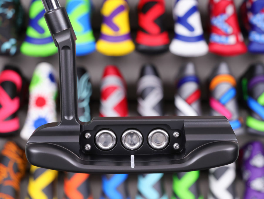 scotty cameron tour only black super rat concept 1 360g putter with deep milled gss insert golf club