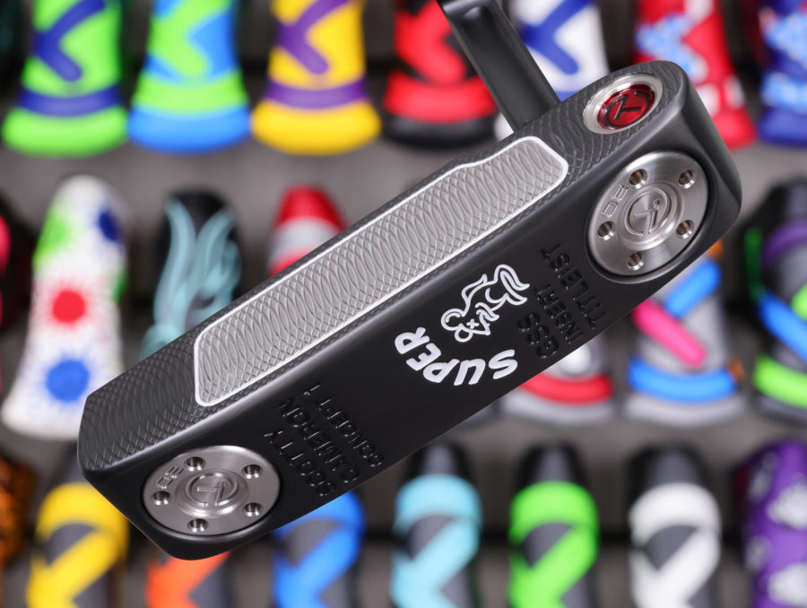 scotty cameron tour only black super rat concept 1 360g putter with deep milled gss insert golf club
