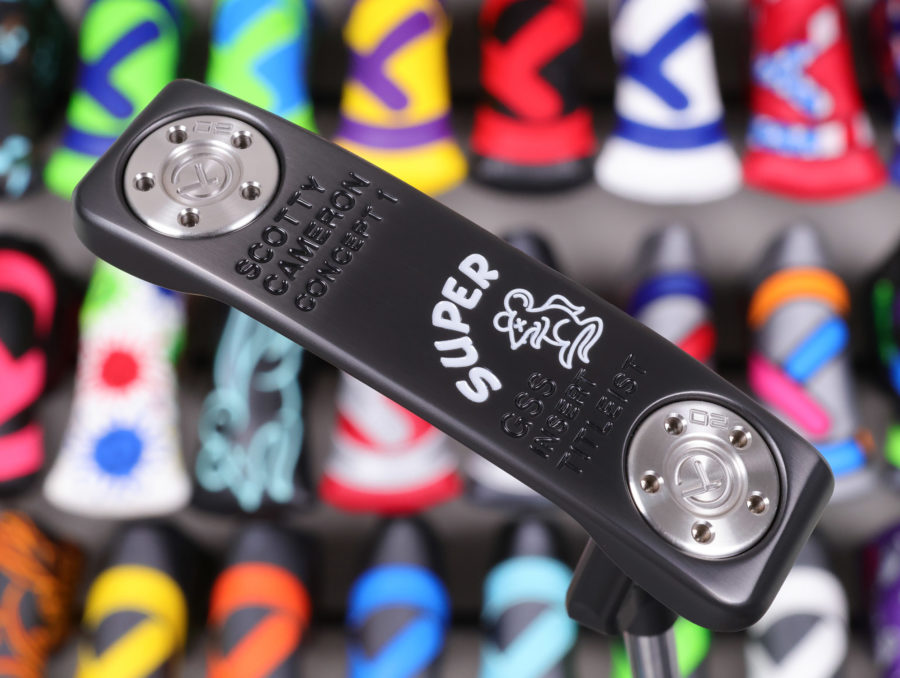 scotty cameron tour only black super rat concept 1 360g putter with deep milled gss insert golf club