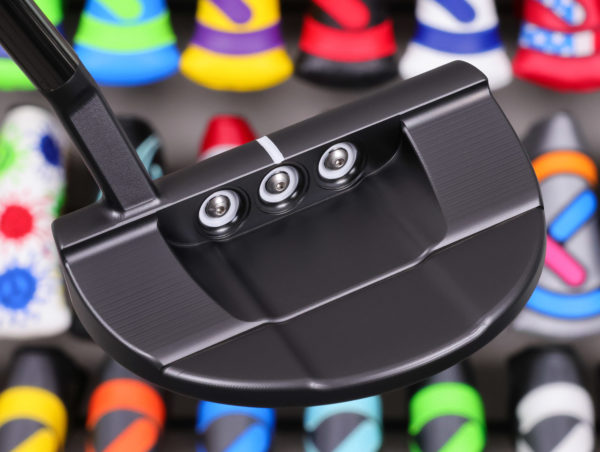 scotty cameron tour only black flowback f 5.5 buttonback teryllium circle t 360g putter with top line and black shaft golf club