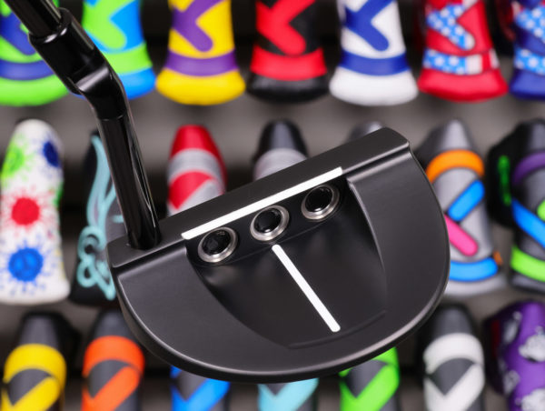 scotty cameron tour only black sss deep milled golo n5 circle t 360g putter with knucklehead neck and black shaft golf club