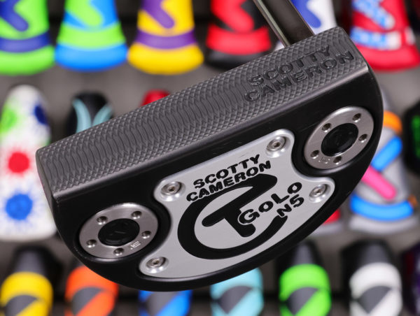 scotty cameron tour only black sss deep milled golo n5 circle t 360g putter with knucklehead neck and black shaft golf club
