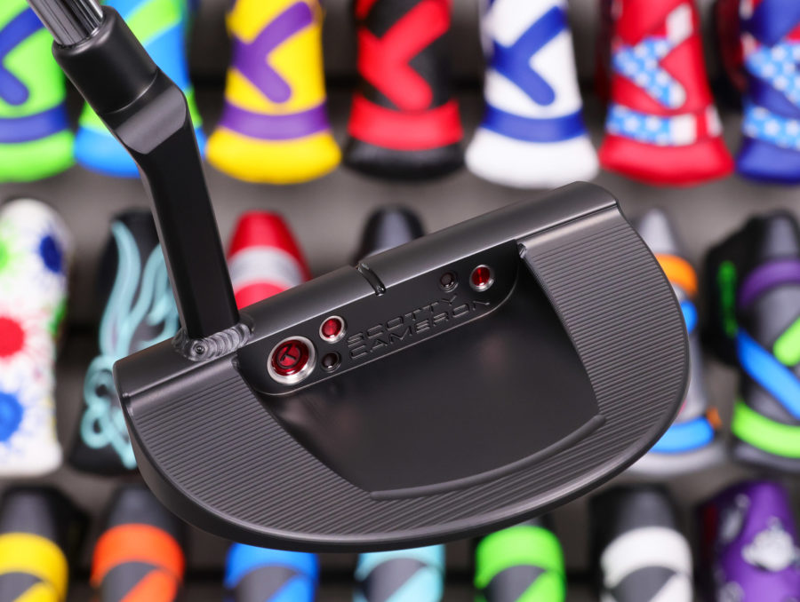 scotty cameron tour only black sss golo tg6.2 tourtype circle t 360g putter with welded plumber neck and top line golf club
