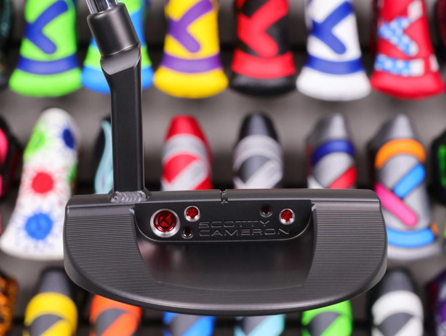 scotty cameron tour only black sss golo tg6.2 tourtype circle t 360g putter with welded plumber neck and top line golf club
