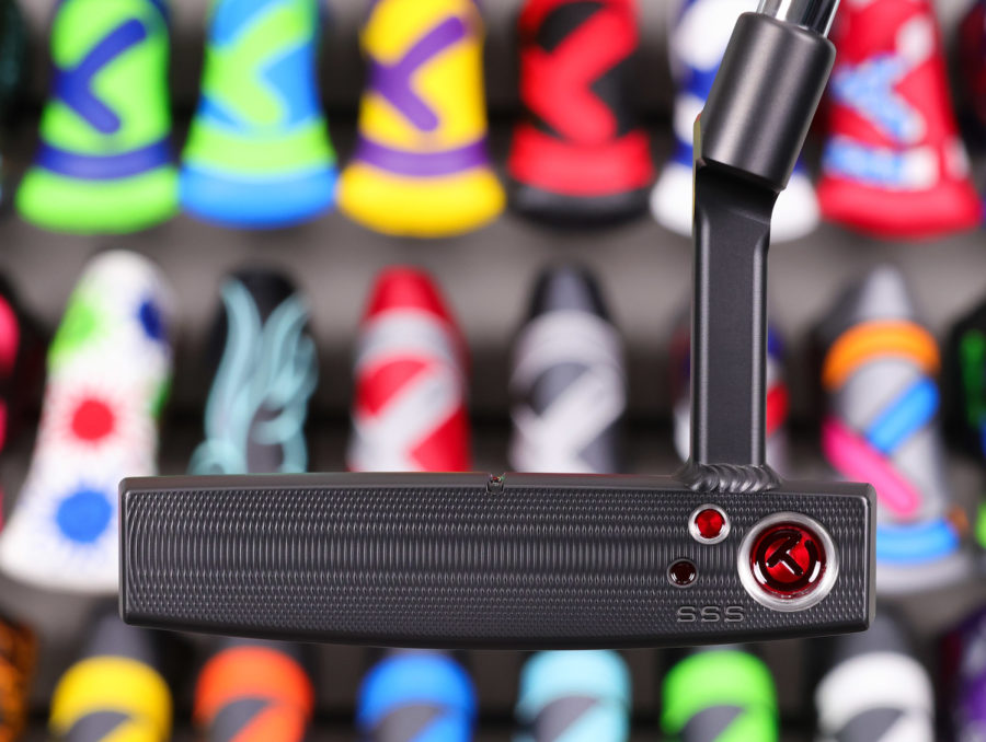 scotty cameron tour only black sss golo tg6.2 tourtype circle t 360g putter with welded plumber neck and top line golf club