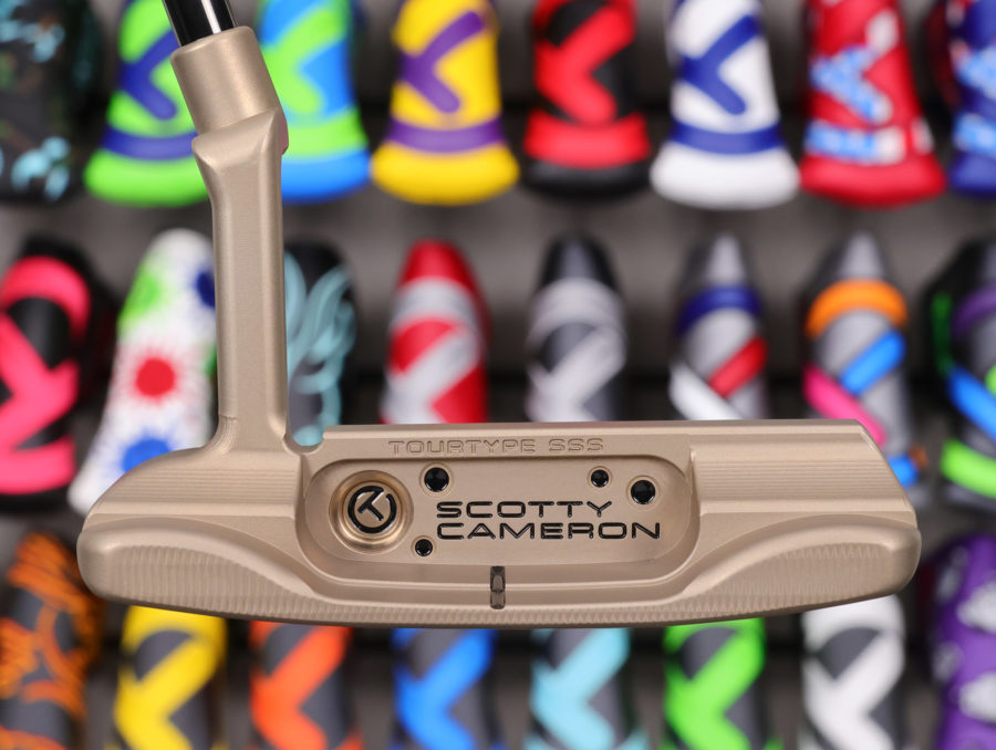 scotty cameron tour only chromatic bronze sss masterful tourtype circle t 360g putter with black shaft golf club