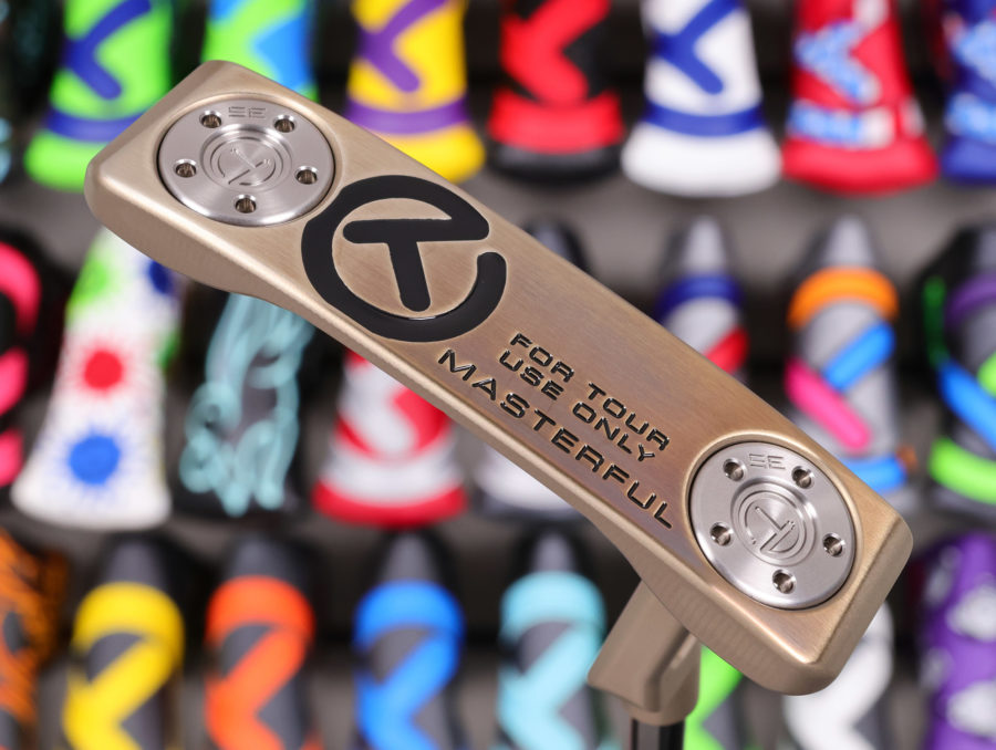 scotty cameron tour only chromatic bronze sss masterful tourtype circle t 360g putter with black shaft golf club
