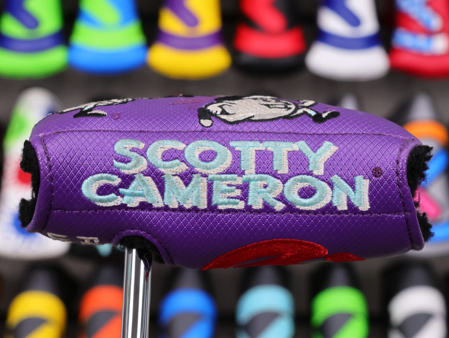 scotty cameron tour only purple baller boy circle t mid round headcover