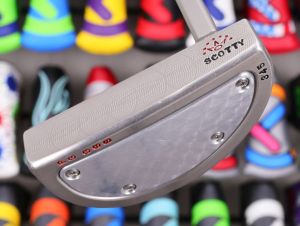 scotty cameron tour only gss p3 prototype circle t 345g putter with welded plumber neck golf club