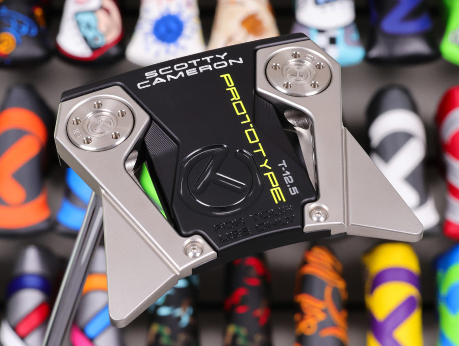 scotty cameron tour only lh left hand phantom x t12.5 circle t 360g putter with single sight line and low bend shaft golf club