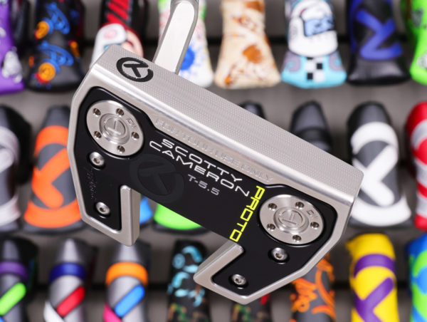 scotty cameron tour only lh left hand sss phantom x t5.5 circle t 360g putter with welded flojet neck and top line golf club