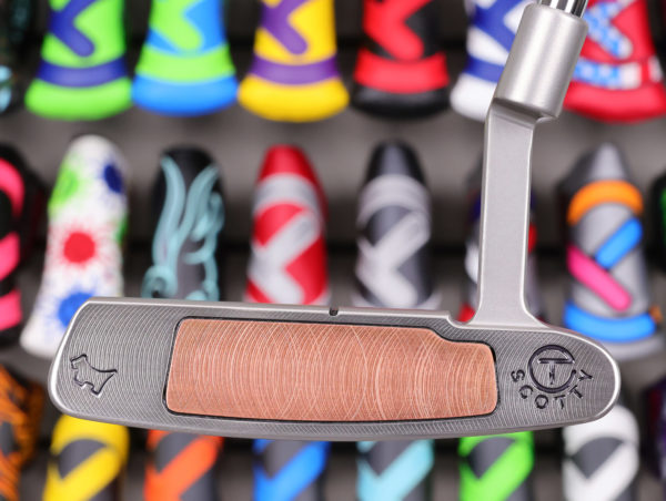 scotty cameron tour only silver sss t10 newport buttonback teryllium circle t 360g putter with scotty dog stamp and top line golf club