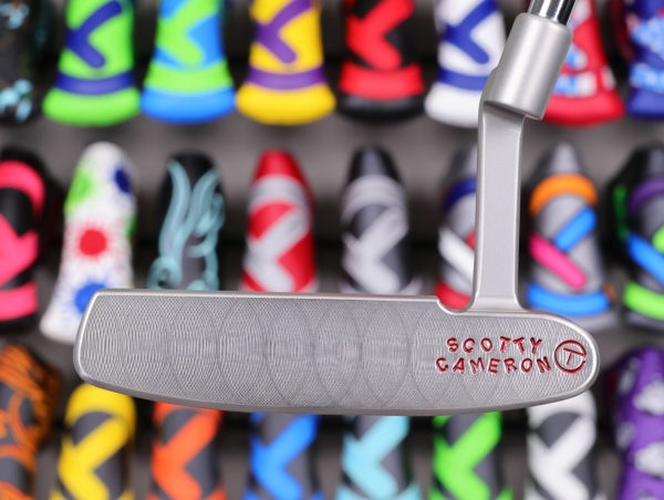 scotty cameron tour only sss 009 circle t 330g putter with single milled cherry bomb and script titleist stamp golf club