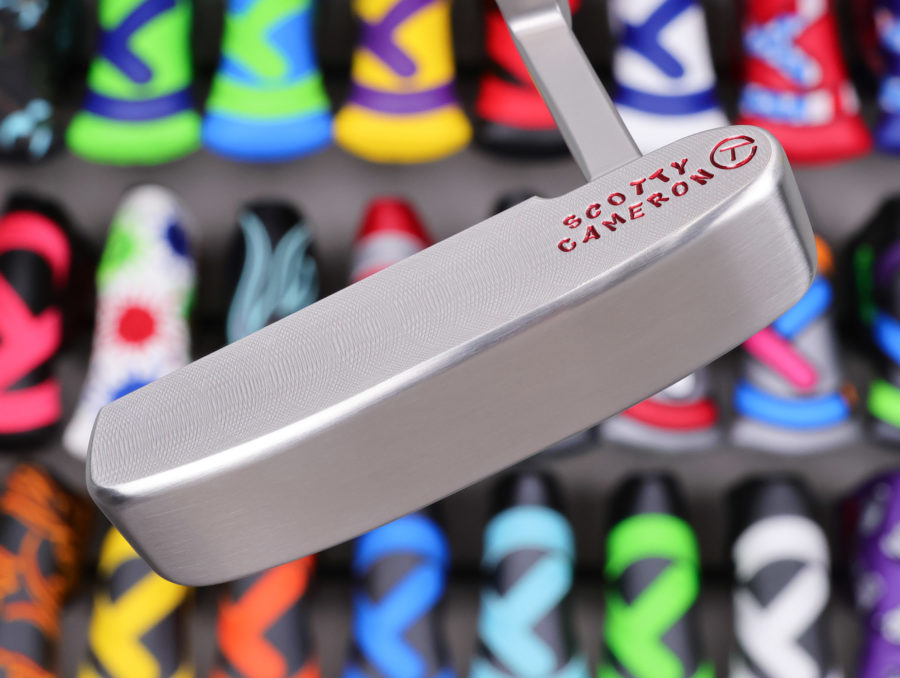 scotty cameron tour only sss 009 circle t 330g putter with single milled cherry bomb and script titleist stamp golf club