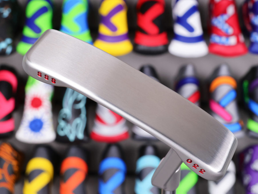 scotty cameron tour only sss 009 circle t 330g putter with single milled cherry bomb and script titleist stamp golf club
