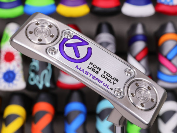 scotty cameron tour only sss masterful plus tourtype circle t 360g putter with translucent purple paint golf club