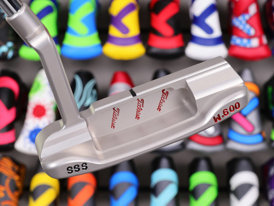 scotty cameron tour only upside down stamped masterful 009m circle t 350g putter with script titleist stamps and top line golf club
