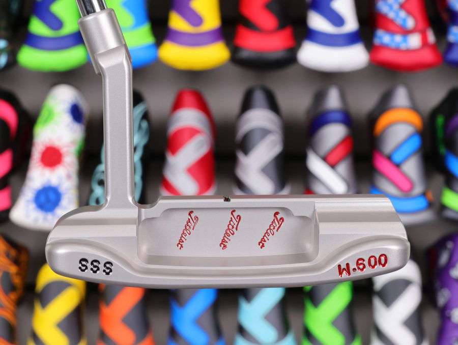scotty cameron tour only upside down stamped masterful 009m circle t 350g putter with script titleist stamps and top line golf club