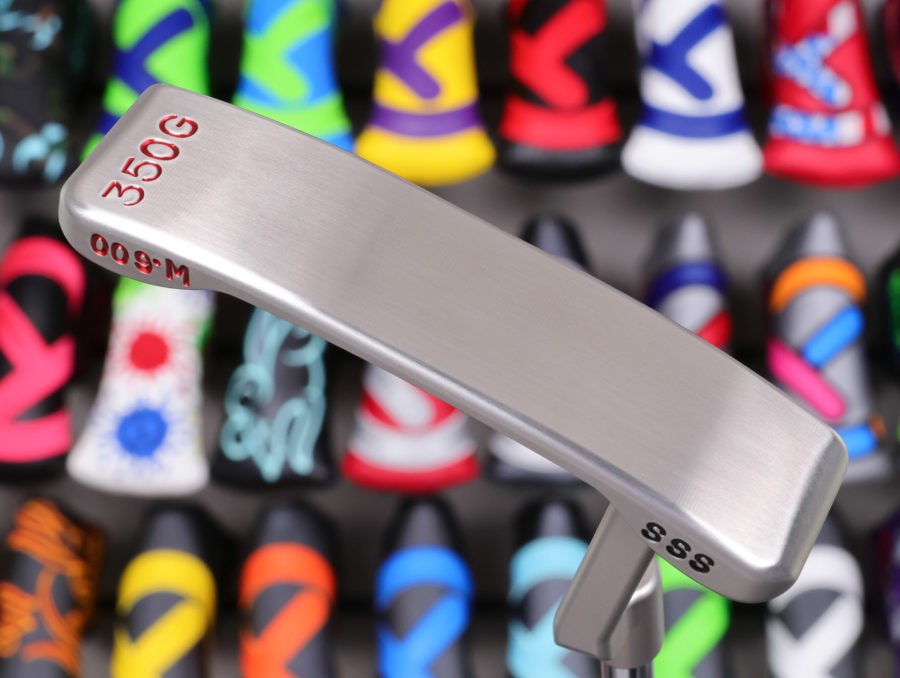 scotty cameron tour only upside down stamped masterful 009m circle t 350g putter with script titleist stamps and top line golf club