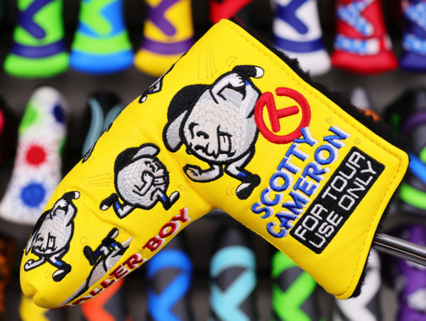 scotty cameron tour only 2025 yellow baller boy circle t blade putter headcover