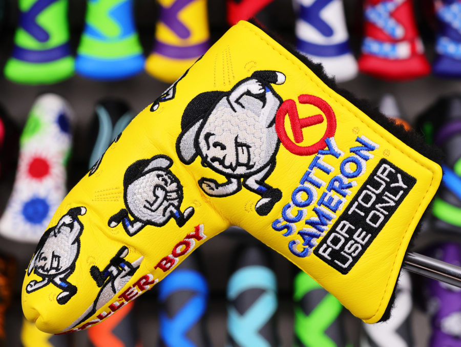 scotty cameron tour only 2025 yellow baller boy circle t blade putter headcover