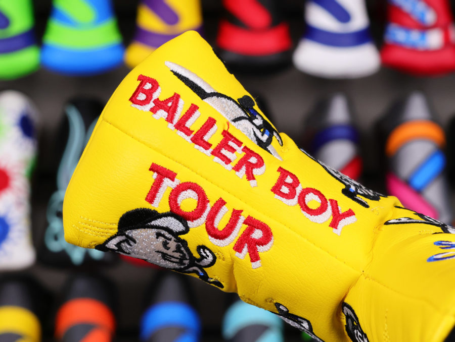 scotty cameron tour only 2025 yellow baller boy circle t blade putter headcover