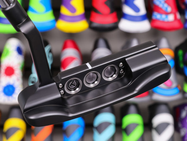 scotty cameron tour only black gss insert concept 1 newport circle t 360g putter with light gray top line golf club