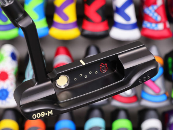 scotty cameron tour only black sss masterful 009m circle t 350g putter with hot head harry stamp and top line golf club