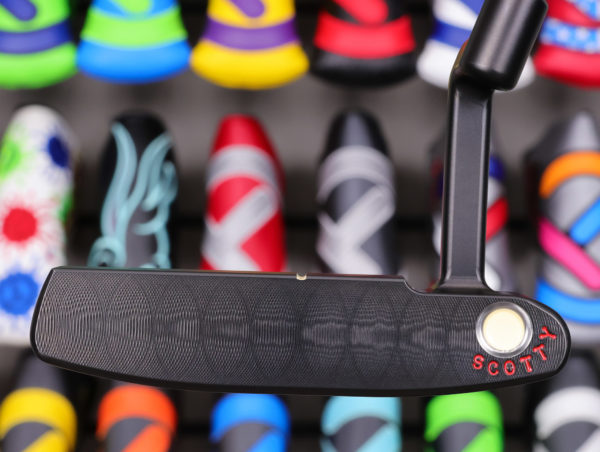 scotty cameron tour only black sss masterful 009m circle t 350g putter with hot head harry stamp and top line golf club