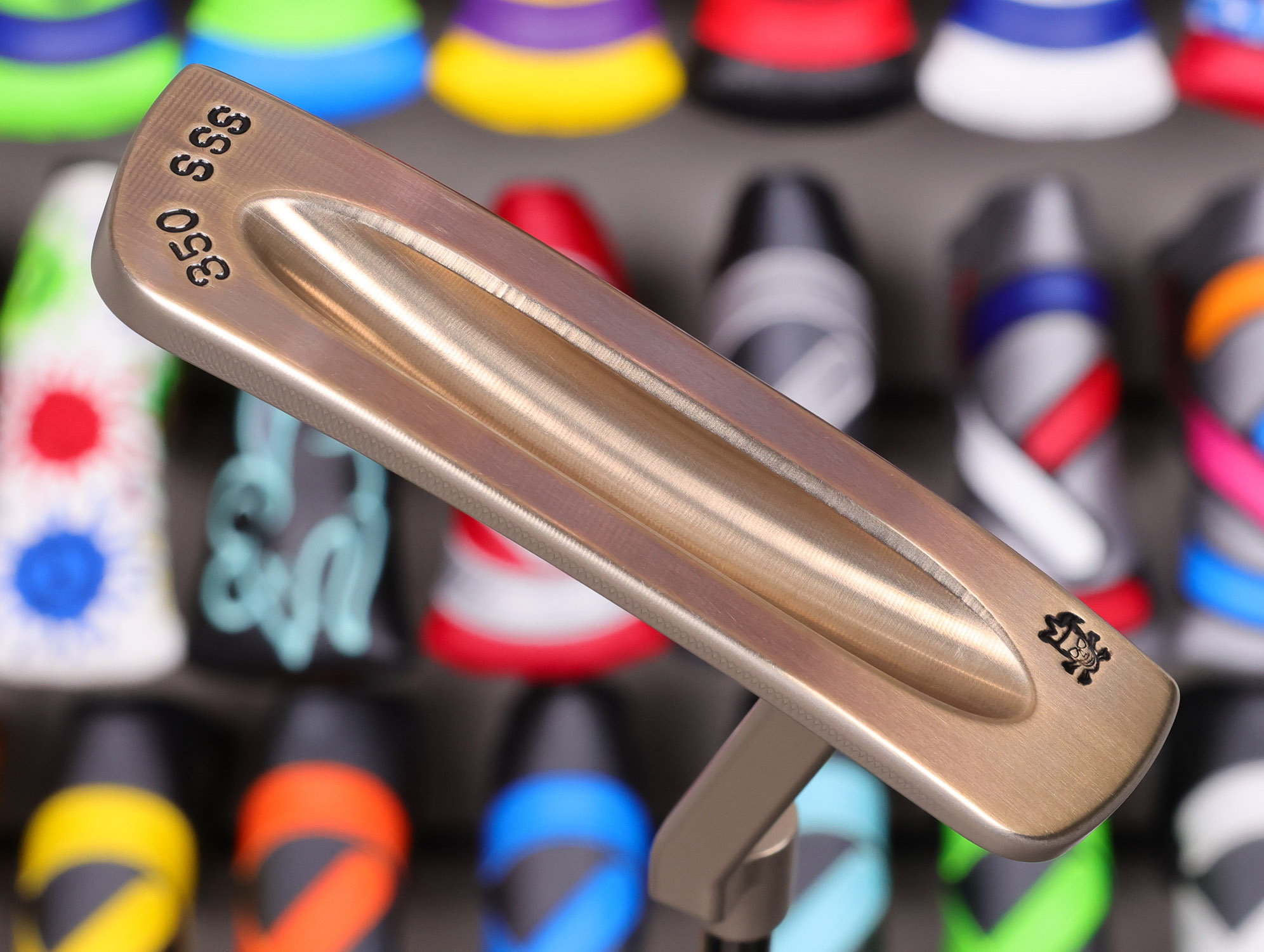 scotty-cameron-tour-only-chromatic-bronze-craftsman-sss-circle-t-350g-putter-with-welded-plumber-neck-black-shaft-and-bullet-bottom-sole-51 scotty cameron tour only chromatic bronze craftsman bullet bottom sole circle t 350g putter with welded plumber neck and black shaft golf club