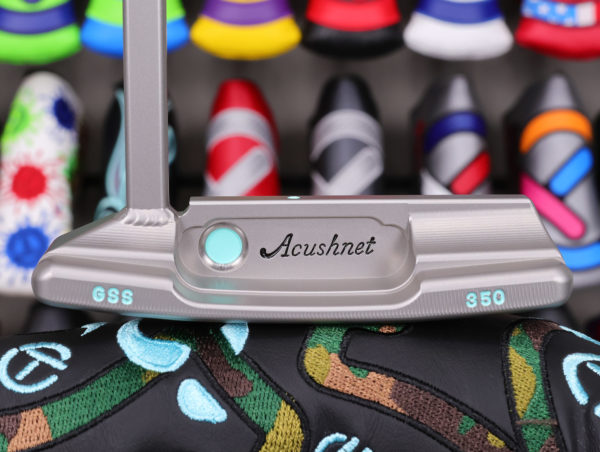 scotty cameron tour only tiffany gss acushnet stamp timeless tourtype circle t 350g putter with tiger woods style smooth milled face and welded long neck golf club