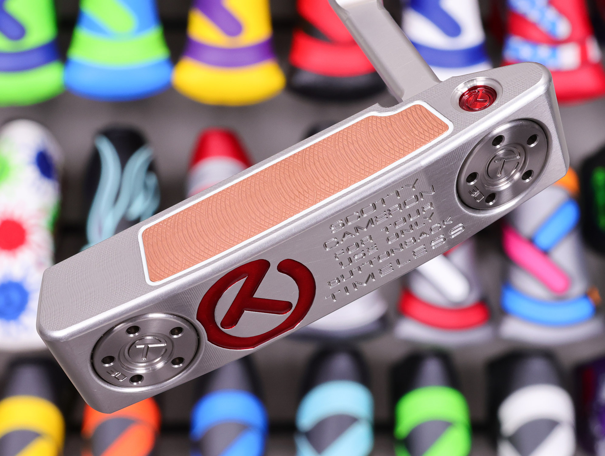 scotty-cameron-tour-only-timeless-buttonback-teryllium-circle-t-360g-with-sight-dot-13 scotty cameron tour only timeless buttonback teryllium circle t 360g putter with tiger woods style sight dot golf club