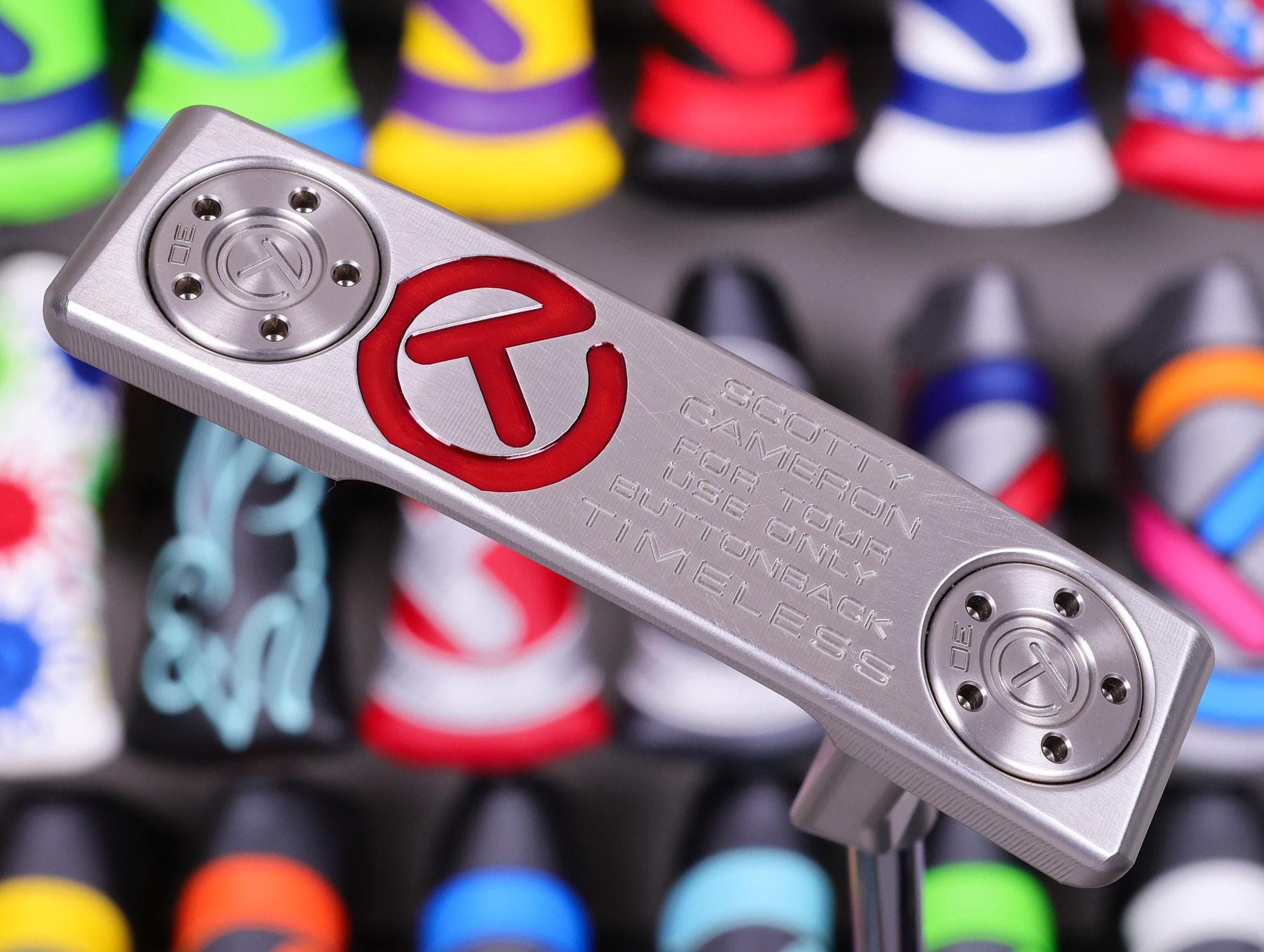 scotty-cameron-tour-only-timeless-buttonback-teryllium-circle-t-360g-with-sight-dot-17 scotty cameron tour only timeless buttonback teryllium circle t 360g putter with tiger woods style sight dot golf club