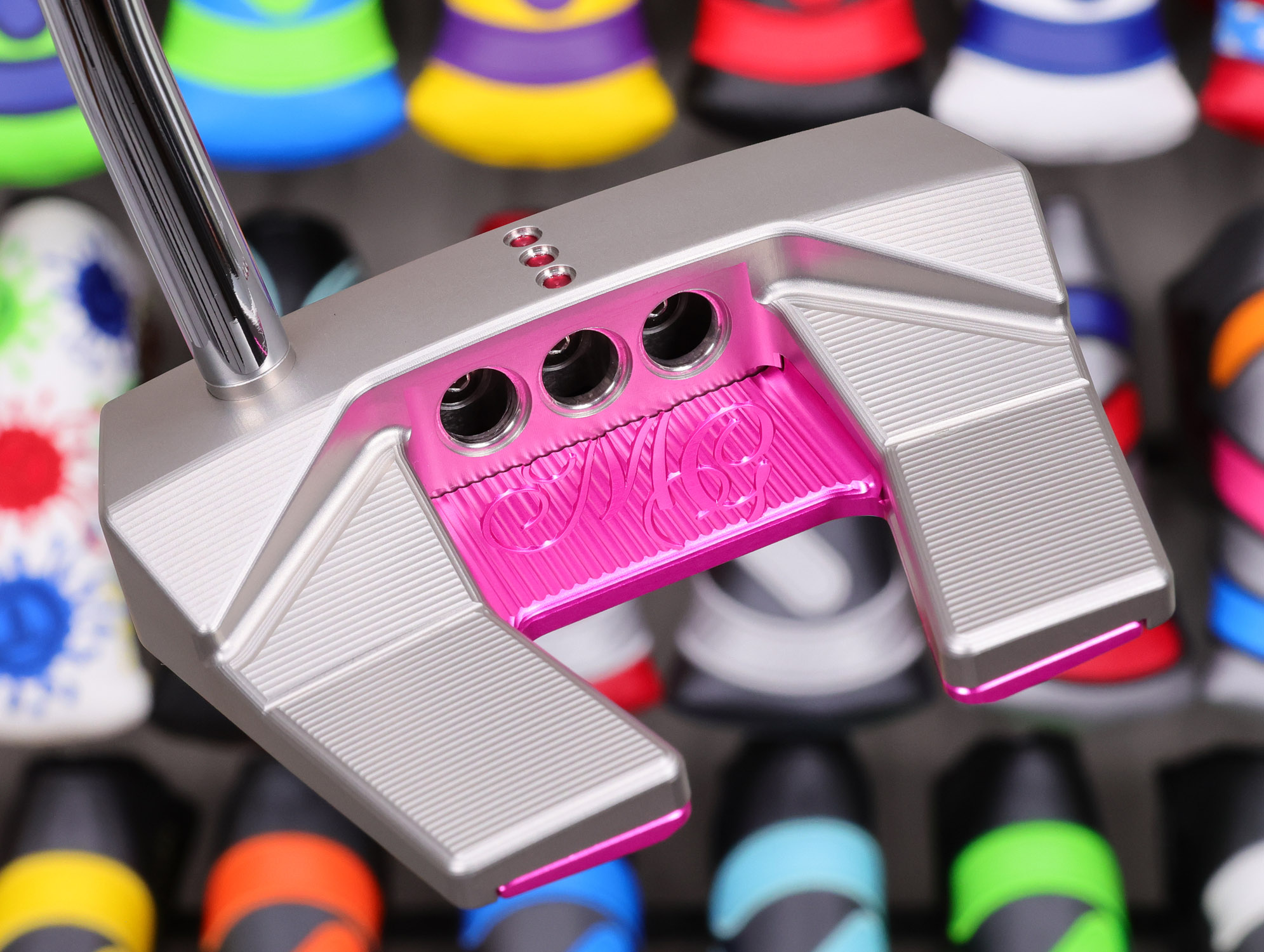 scotty-cameron-2025-limited-release-my-girl-pink-and-pearls-phantom-5-putter-20 scotty cameron 2025 limited release my girl pink and pearls phantom 5 double bend shaft putter golf club