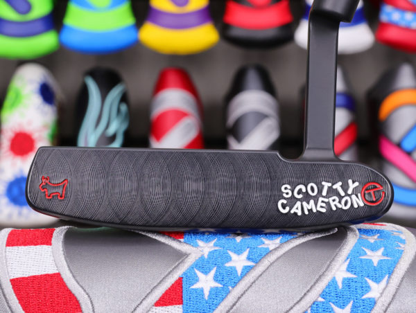 scotty cameron tour only 3x black carbon steel 009 beach circle t 350g putter with jumbo cavity stamping golf club