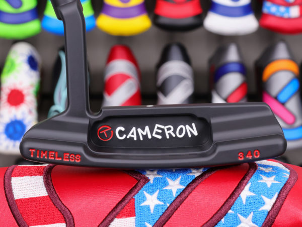 scotty cameron tour only 3x black carbon steel timeless newport 2 circle t 340g putter with sight dot golf club
