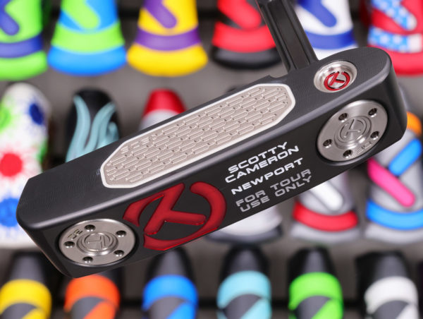 scotty cameron tour only black newport studio style circle t 360g putter with black shaft and top line golf club