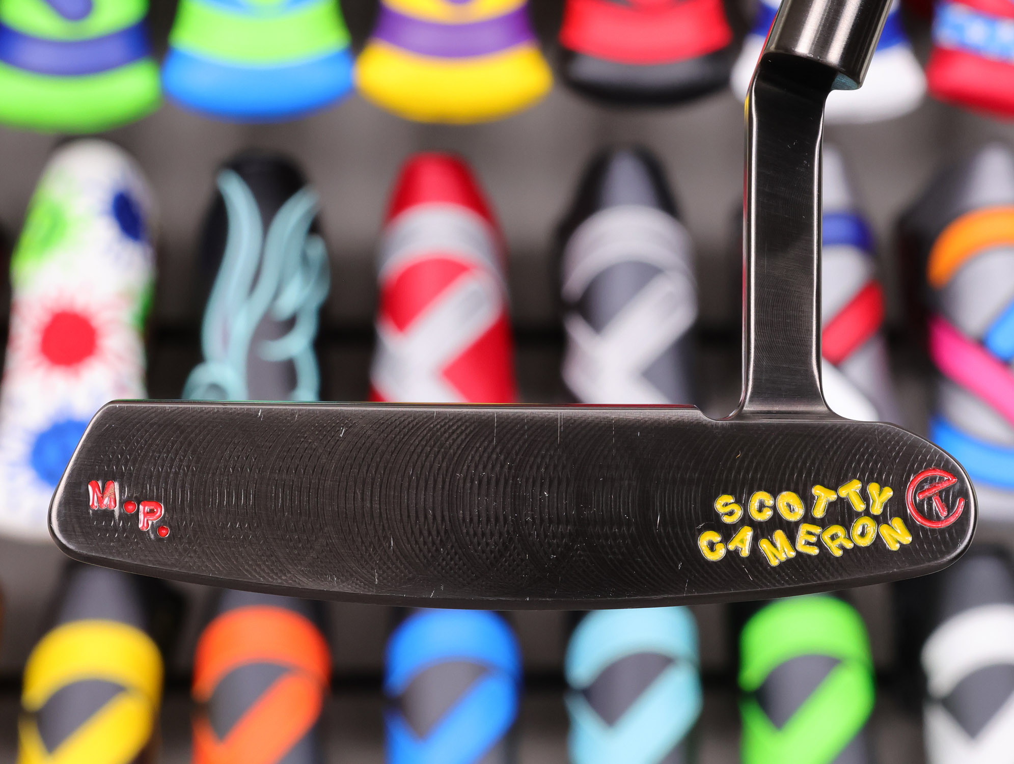 scotty-cameron-tour-only-black-pearl-mist-newport-circle-t-350g-handstamped-putter-22 scotty cameron tour only black pearl mist newport beach naked handstamped circle t and script titleist 350g putter golf club