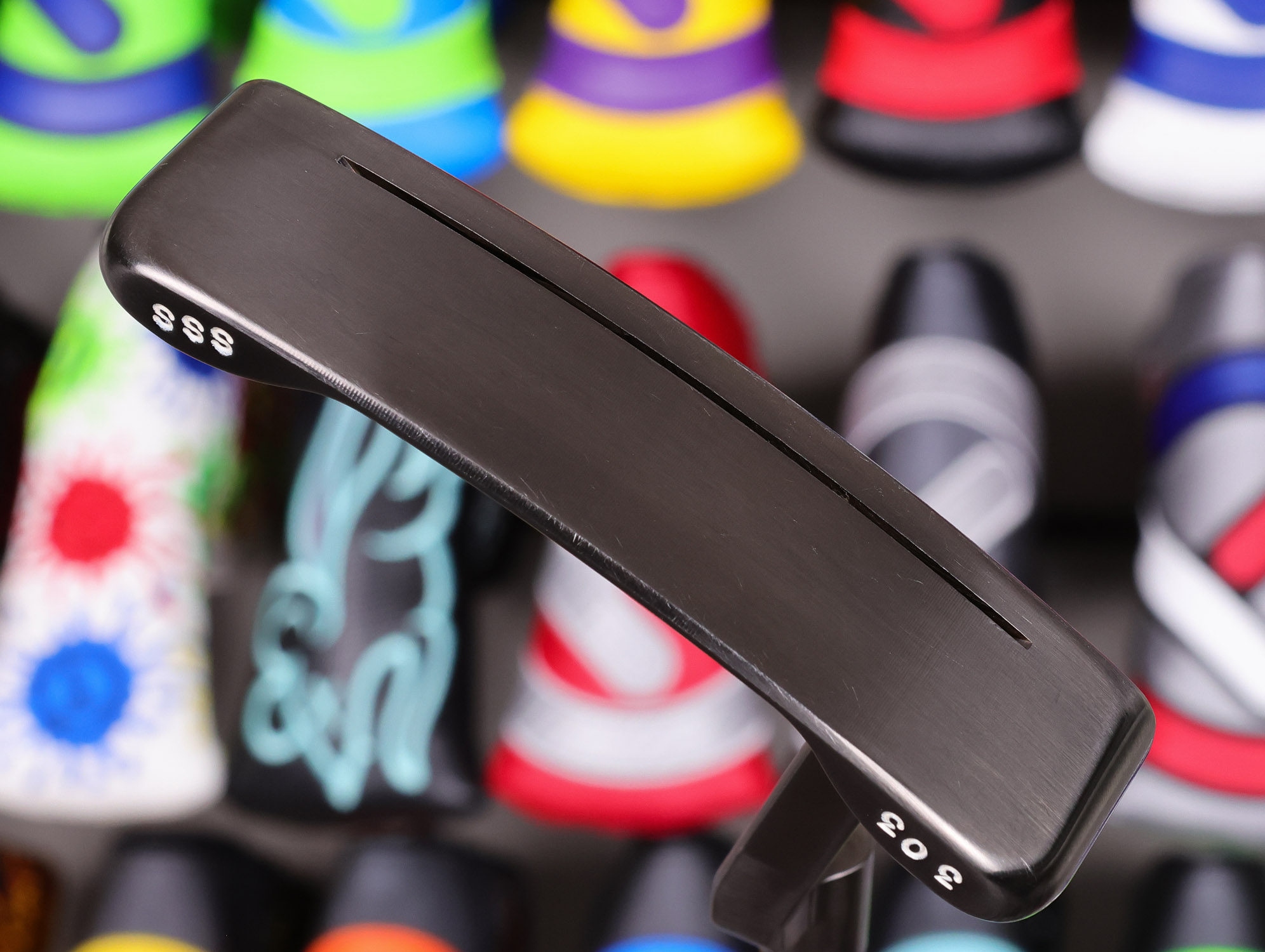 scotty-cameron-tour-only-black-pearl-mist-newport-circle-t-350g-handstamped-putter-31 scotty cameron tour only black pearl mist newport beach naked handstamped circle t and script titleist 350g putter golf club