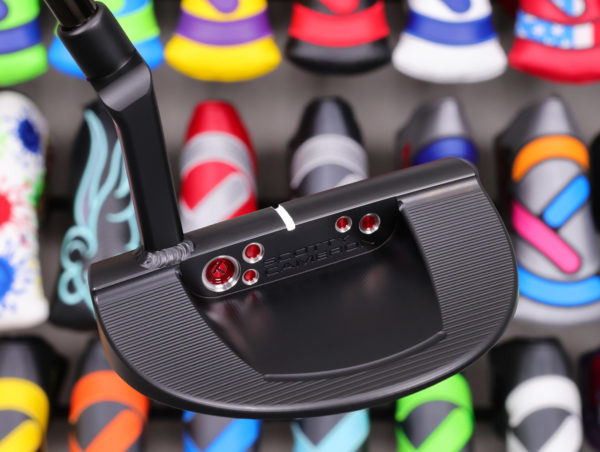 scotty cameron tour only black sss golo tg6.2 tourtype circle t 360g welded plumber neck putter with top line and black shaft golf club