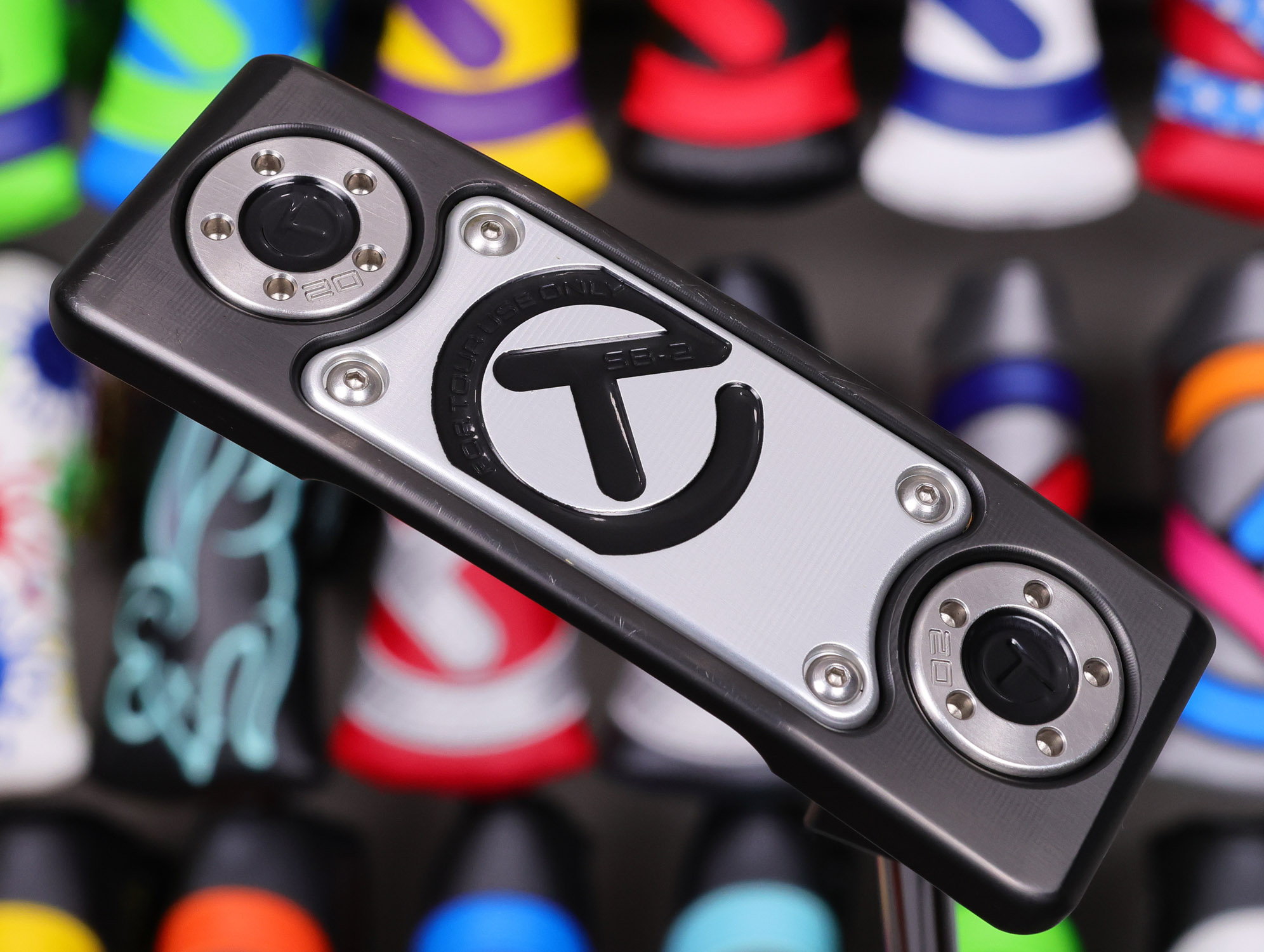 scotty-cameron-tour-only-black-sss-squareback-sb-2-tourtype-circle-t-360g-putter-20 scotty cameron tour only black sss squareback sb-2 tourtype circle t 360g putter with flange line and black paint golf club