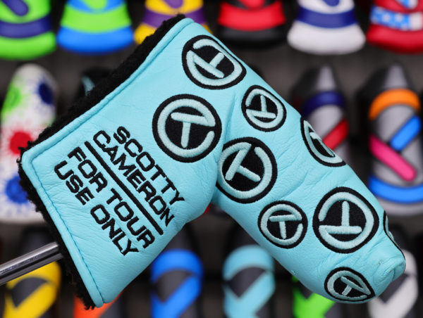 scotty cameron for tour use only tiffany dancing circle t blade putter headcover