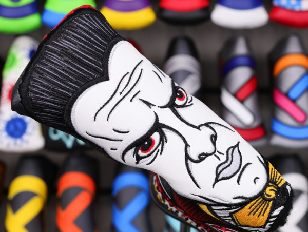 scotty cameron 2016 halloween limited release count hackula glow in the dark blade putter headcover