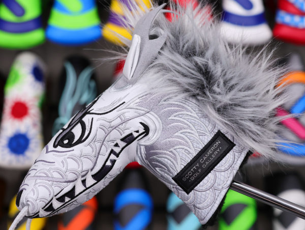 scotty cameron white dragon limited release encinitas gallery california blade putter headcover
