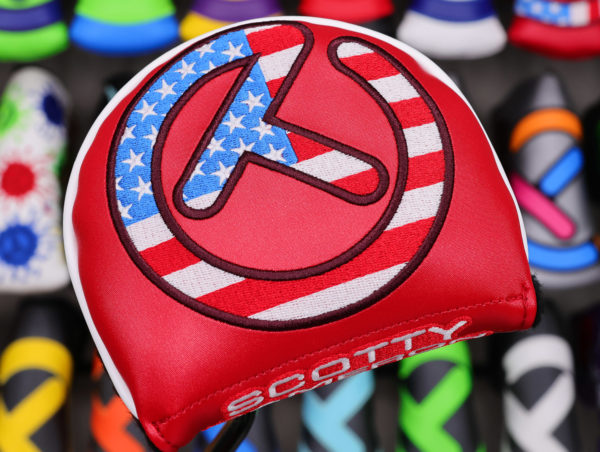 scotty cameron for tour use only red usa flag industrial circle t mid round headcover